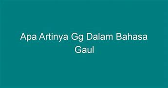 Bansos Artinya Dalam Bahasa Gaul